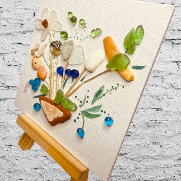 Unique Handmade Beach Art Gift - Picture 3 of 4